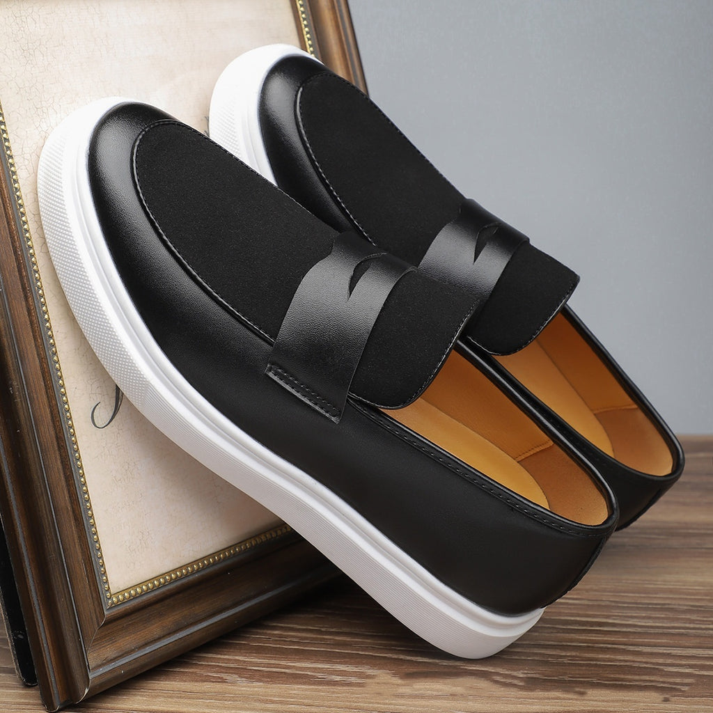 Men's Slip-on Casual Leather Shoes High-grade