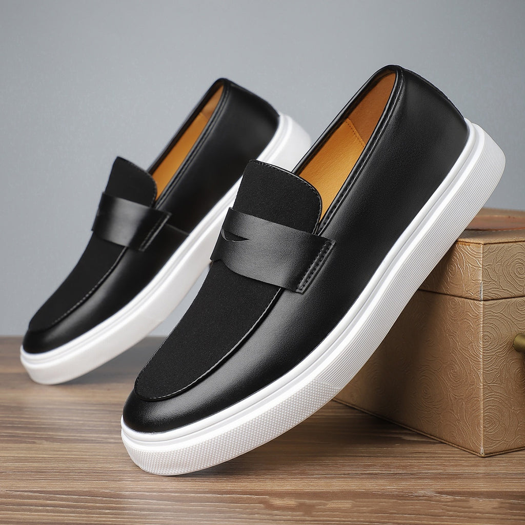 Men's Slip-on Casual Leather Shoes High-grade