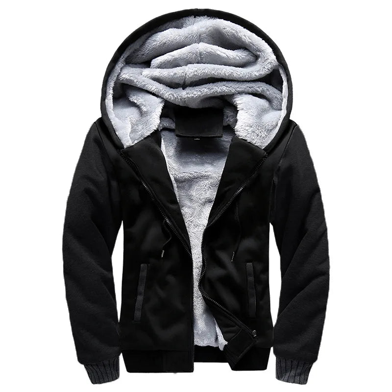 Men's Camouflage Thicken Hooded Coat