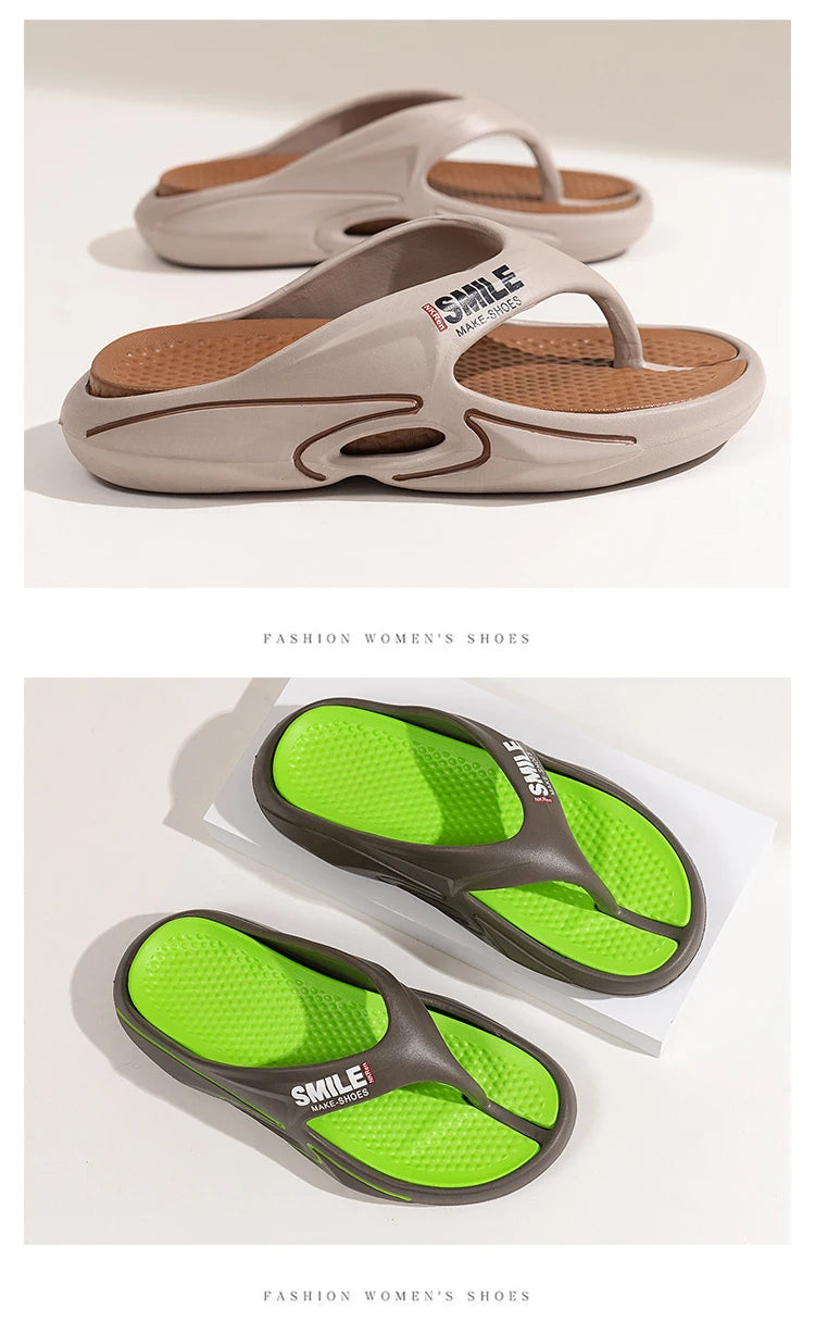 Massage Flip Flops for Men  Breathable Beach Sandals