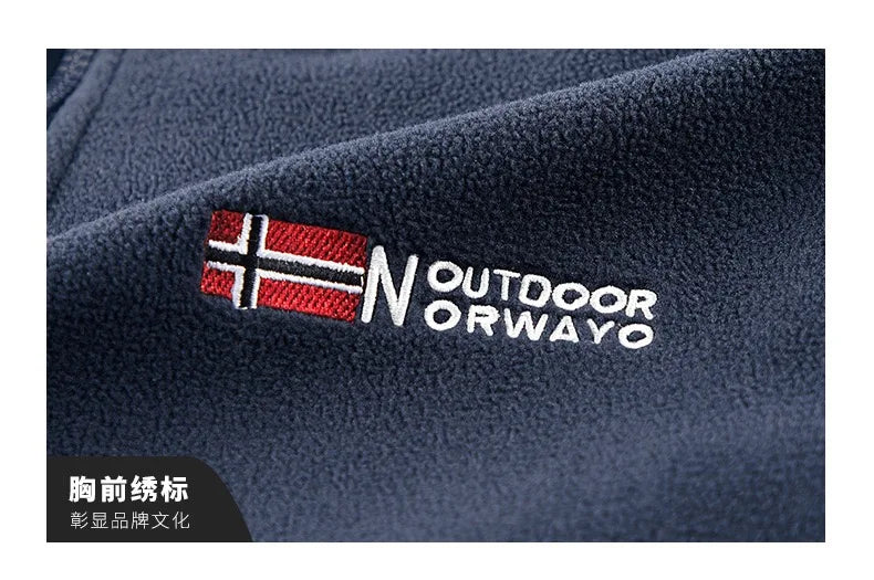 Winter New Fashion Trend Retro Sports Thick Warm Lamb Wool Jacket Men's Casual Loose Comfortable High-Quality Plus Size Jacket