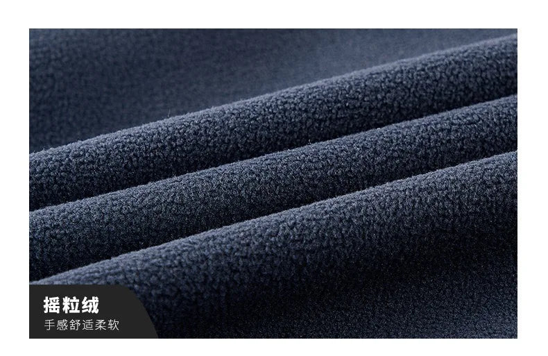 Winter New Fashion Trend Retro Sports Thick Warm Lamb Wool Jacket Men's Casual Loose Comfortable High-Quality Plus Size Jacket