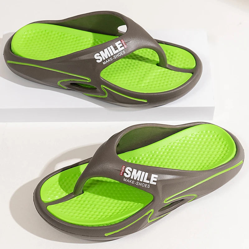 Massage Flip Flops for Men  Breathable Beach Sandals