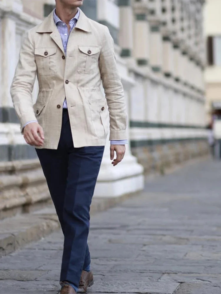 Men Turn Down Collar Coats & Full Sleeve Jackets