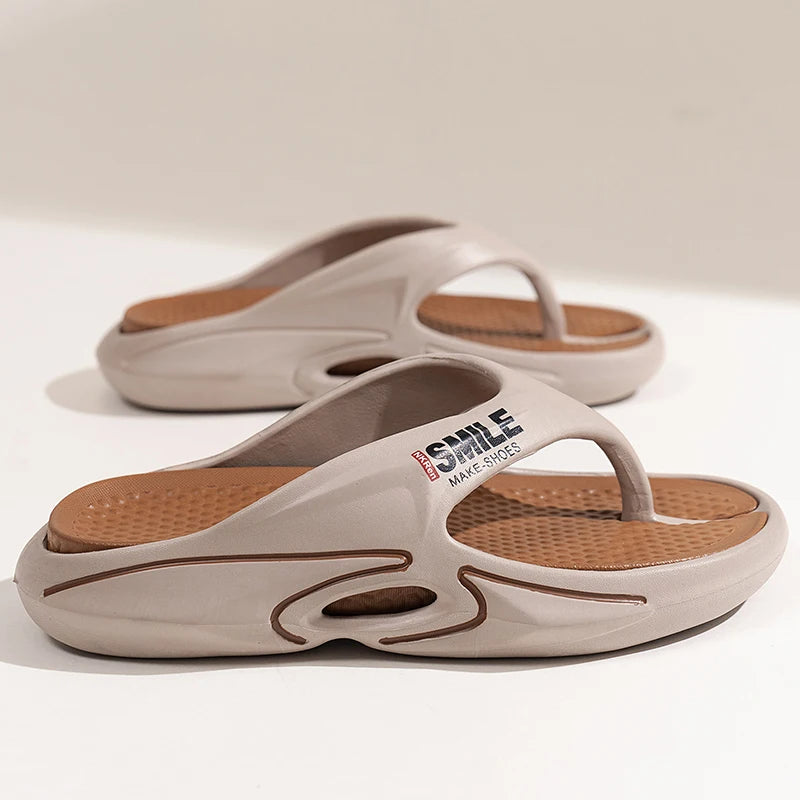 Massage Flip Flops for Men  Breathable Beach Sandals