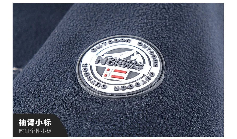 Winter New Fashion Trend Retro Sports Thick Warm Lamb Wool Jacket Men's Casual Loose Comfortable High-Quality Plus Size Jacket