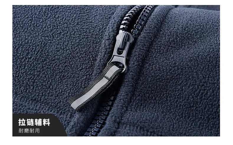 Winter New Fashion Trend Retro Sports Thick Warm Lamb Wool Jacket Men's Casual Loose Comfortable High-Quality Plus Size Jacket