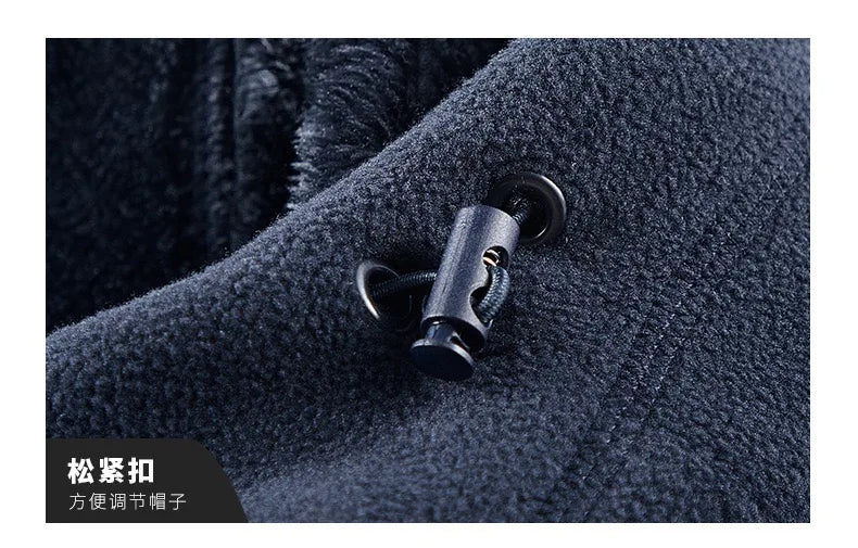 Winter New Fashion Trend Retro Sports Thick Warm Lamb Wool Jacket Men's Casual Loose Comfortable High-Quality Plus Size Jacket